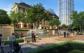 高清小区效果图分层PSD文件