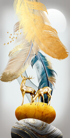 装饰画 晶瓷画 新中式