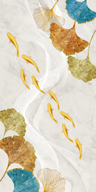 装饰画 晶瓷画 鱼