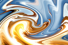 流体纹理 黄金篮