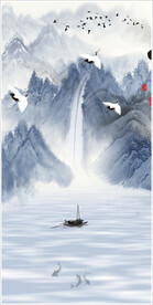 装饰画 晶瓷画 新中式