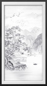 玄关山水画