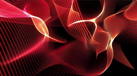 抽象波浪网格粒子背景循环视频