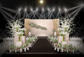 香槟色婚礼仪式区