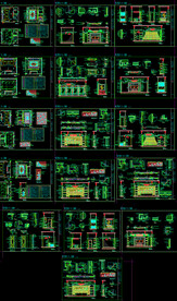 KTV酒吧背景墙图纸