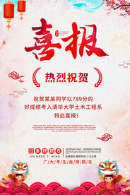 喜报海报