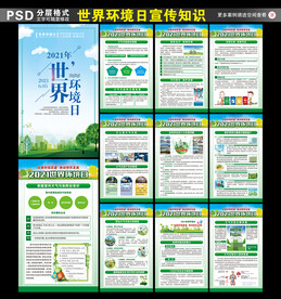 世界环境日展板