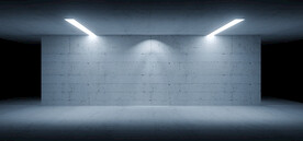 白色背景空场景