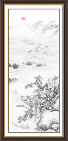 玄关山水画