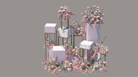 花艺美陈su模型