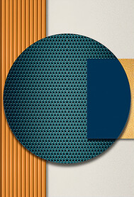 装饰画 晶瓷画 几何图