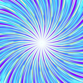 炫彩幻影放射背景