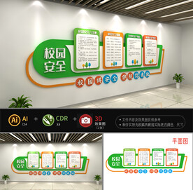 校园安全文化墙