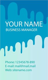 流水卡片简约简洁