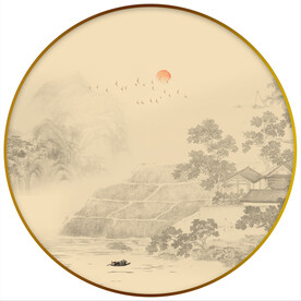 水墨山水画