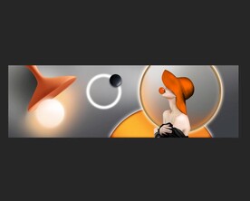 人物光影轻奢装饰画