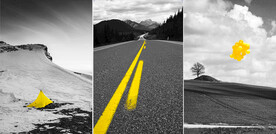 装饰画 晶瓷画 马路