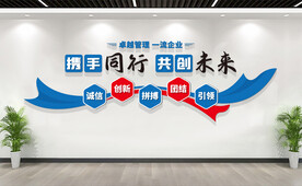企业标语文化墙