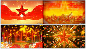 星星在闪烁 舞蹈 舞美背景视频