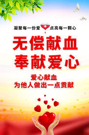 无偿献血宣传海报