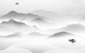 中式爆款山水 分层TIF文件