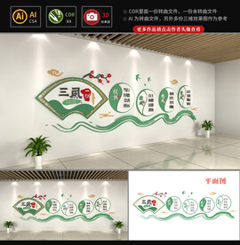 三风一训校园文化墙