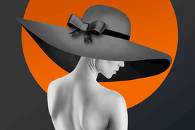 装饰画 晶瓷画 美女