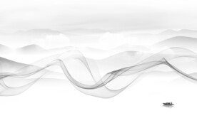 新品山水灰色新画 TIF分层