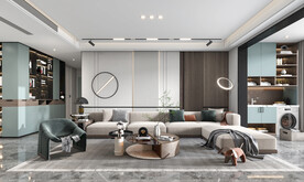 现代客厅 
