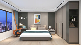 次卧背景墙衣柜