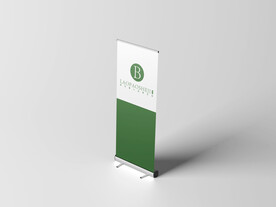 海报展架样机设计图