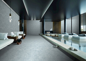 仿古砖洗浴中心空间应用