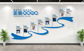 公司发展历程文化墙