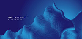 时尚波纹动感流体渐变抽象背景