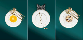 装饰画 晶瓷画 饮食文化