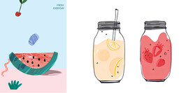 装饰画 晶瓷画 饮食文化