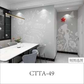 美女剪影蝴蝶英文符号蛋糕星星小