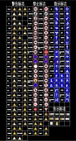 全套交通标志版面大样图