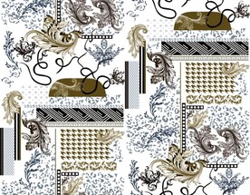 欧式花纹 凤尾  豹纹