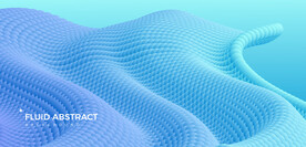 时尚波纹动感蓝紫渐变抽象背景