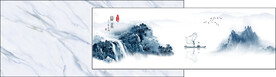 装饰画 大理石纹 新中式