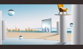 高端地产背景 创意背景