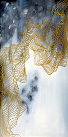 装饰画 新中式 水墨 抽象线条