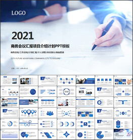 商务会议汇报项目介绍PPT