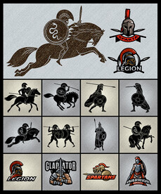 矢量古代欧洲勇士系列