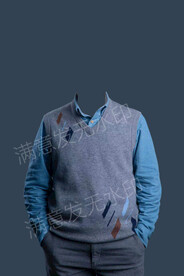 男士形象照半身服装