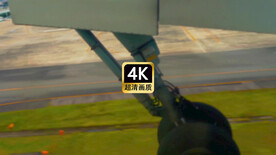 飞机起飞后收去起落架过程