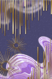 装饰画 抽象画 线条