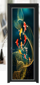 高清分层平开门写真图