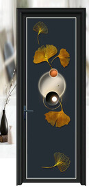 高清分层平开门写真图